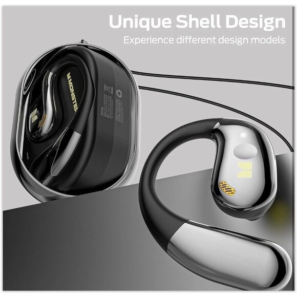 Monster Open Ear AC360 Bluetooth Headset Listen Music Anywhere Air conduction - Picture 2 of 12